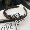 Leopard Print Non-Slip Retro Headband with Teeth for Makeup and Hair Styling 2025