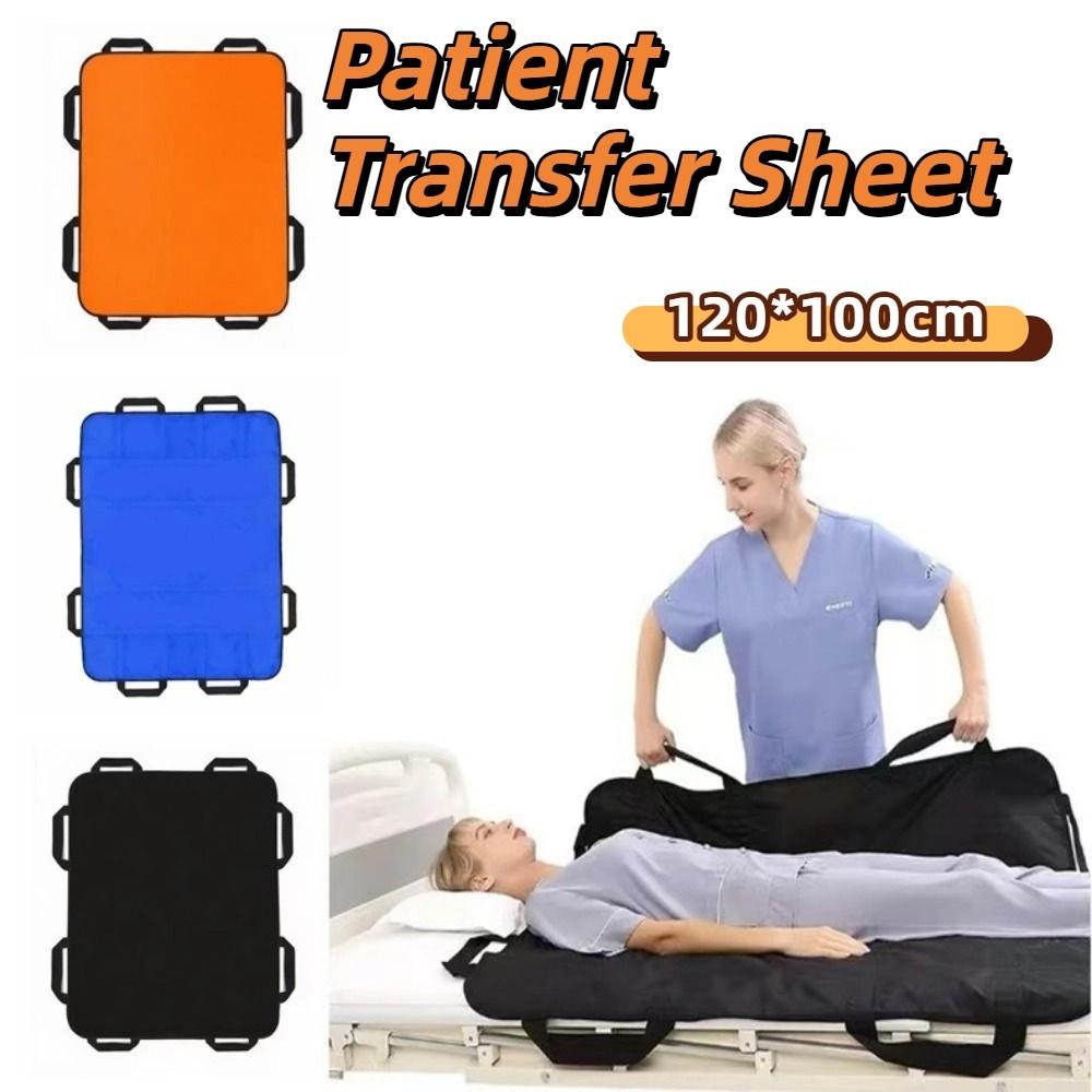 Reusable Elderly Turning Care Pad Reinforced Handles Patient Transfer Sheet Elderly Nursing