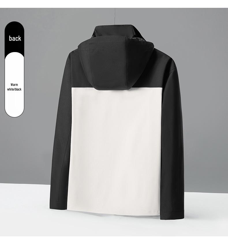 Men's & Women's Three-in-One Hooded Outdoor Jacket - Autumn/Winter Color Block Coat