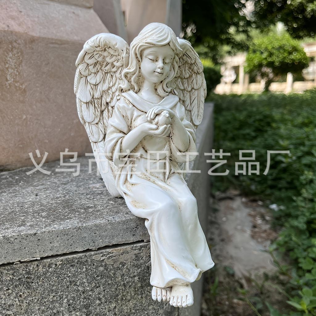 Creative Cupid Angel Garden Decoration Home Balcony Decoration Garden Atmosphere Decoration Crafts Ornament