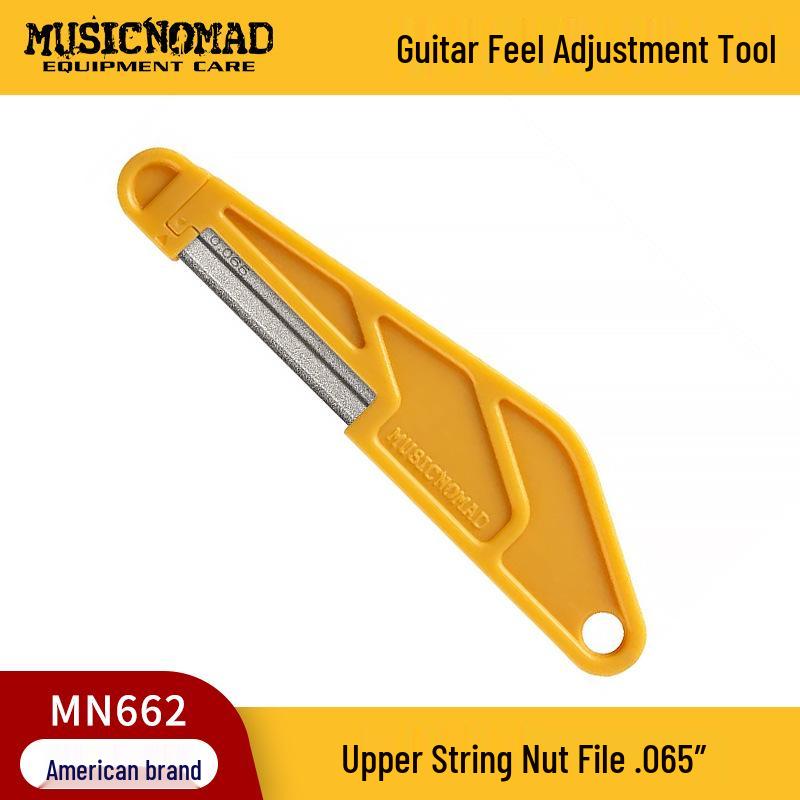 MusicNomad Guitar Nut File for String Height Adjustment