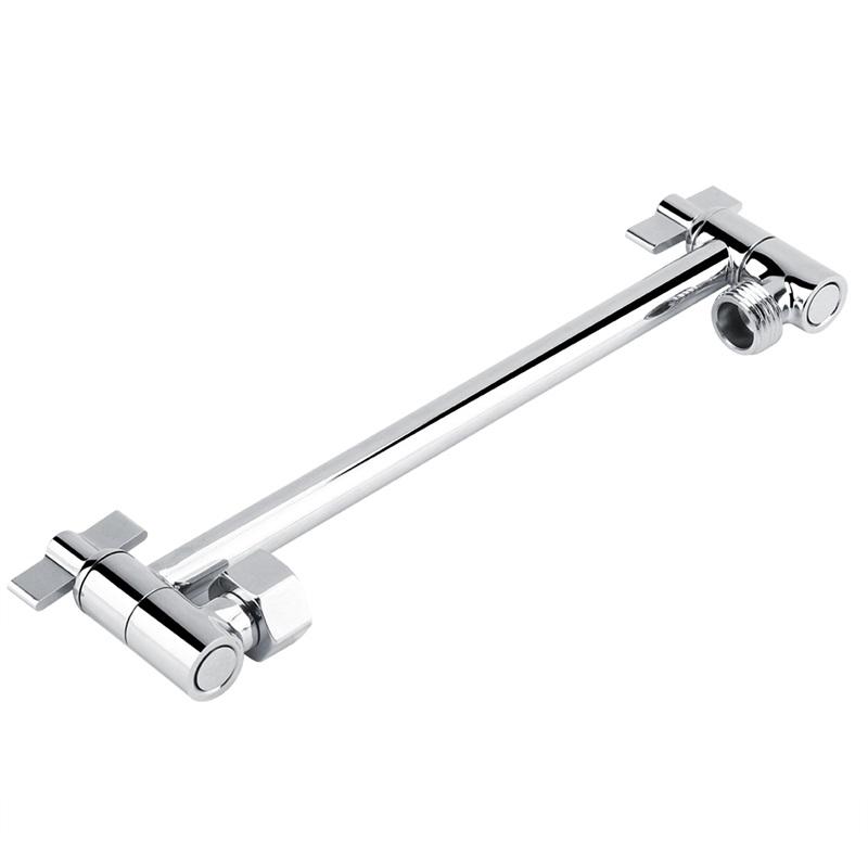 Verstellbarer Duscharm Universelles Bogen-Design Verbindung Massives Kupfer Dusche Verstellbarer Winkel Anti-Leck Dusch-Verlängerungsarm