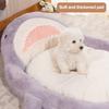 Pet Bed Cozy Comfortable with Extra Thick Filling Breathable Super Soft Cotton Large Size