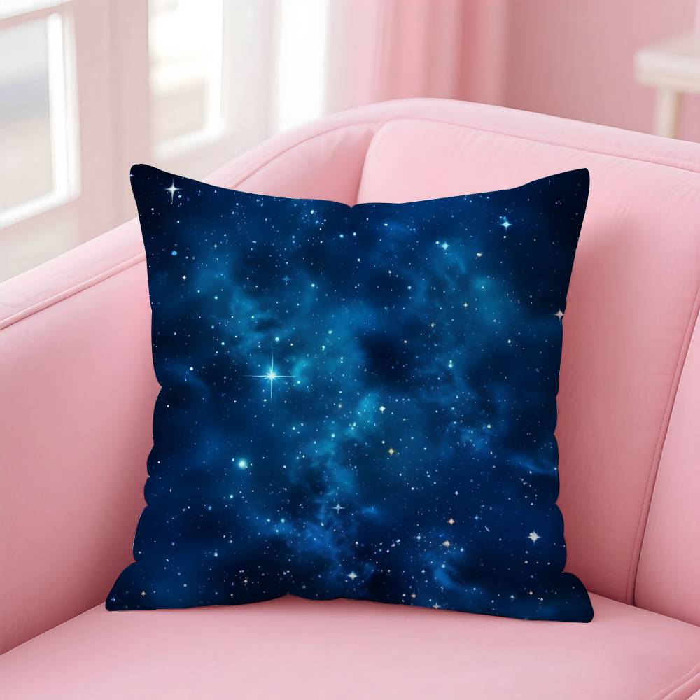 Space Starry Sky Pillow Case Pattern Printing Pillowcase Living Room Sofa Cushion Cover Bedroom Room Decor