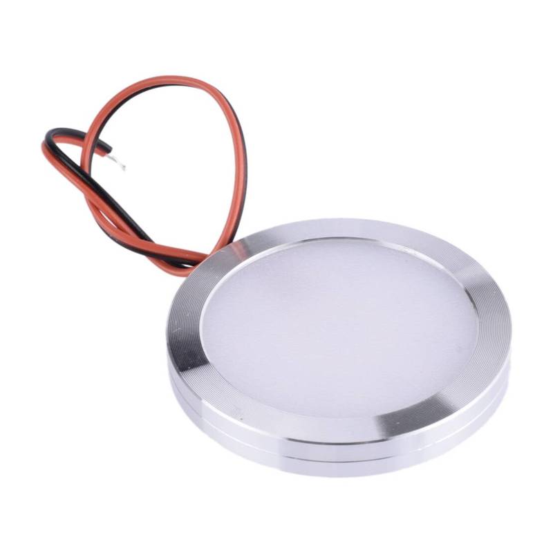 RV Caravan Warm White LED Round Dome Reading Light Roof Ceiling Lamp 3000K DC 12V 3W