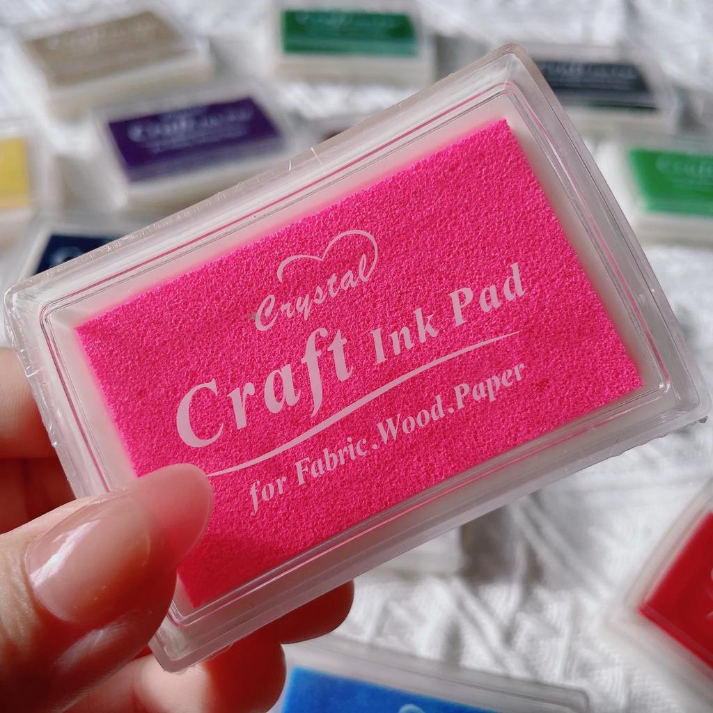 Tampone Inchiostro Tampone Inchiostro per Artigianato Fai da Te Gomma Timbri Autoinchiostranti a Rullo Cancelleria Album per Scrapbooking Decorazione Carta