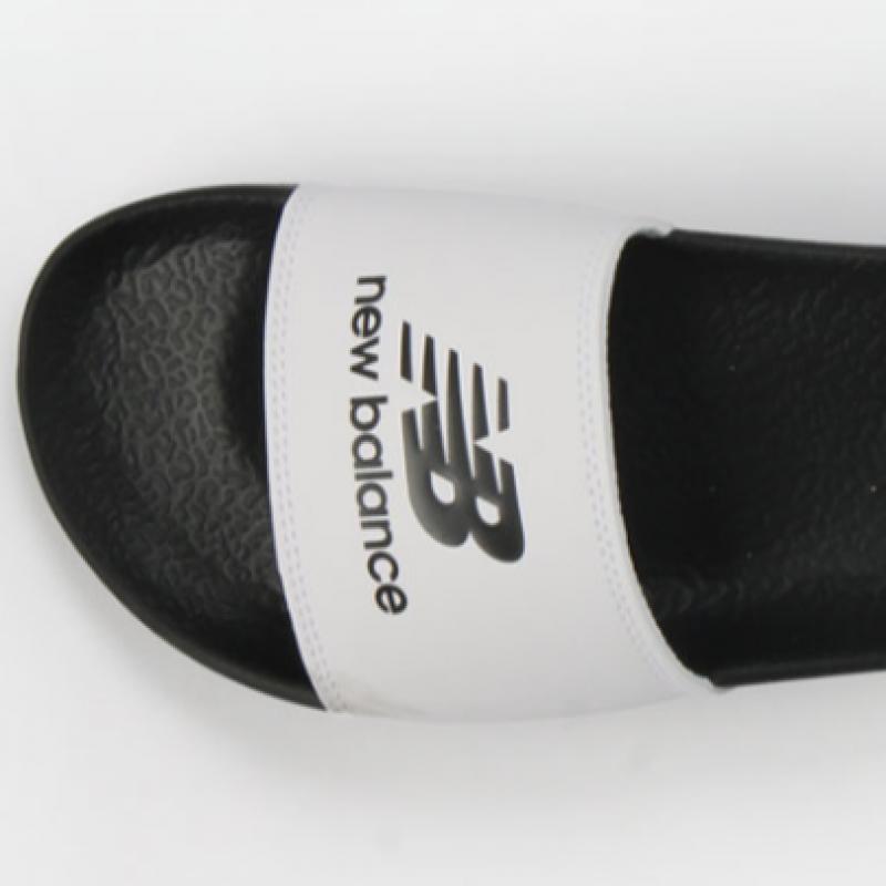New Balance Unisex Slipper Indoor Shoes White Black Suf050w2