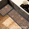 Kitchen Floor Mat Set Non-Slip Absorbent Diatomaceous Mud Rug Bohemian Style Dining Bathroom