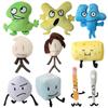 30 Style One Two Four X Six Battle For Dream Island Plush Toy Clock Button Waffle Ball Electric Fan Plushie Pillow Doll Kid Gift