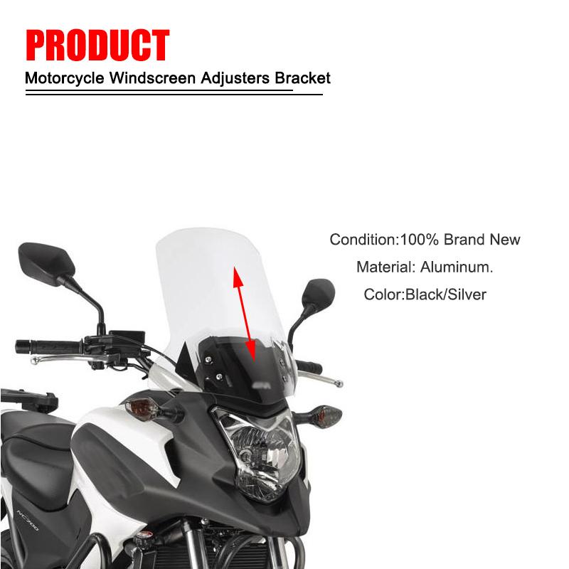 NC700X NC750X Windscreen Adjusters Airflow Adjustable Windscreen Wind For HONDA NC750 NC700 X NC 700 750 X 2012 2013 2014 2015