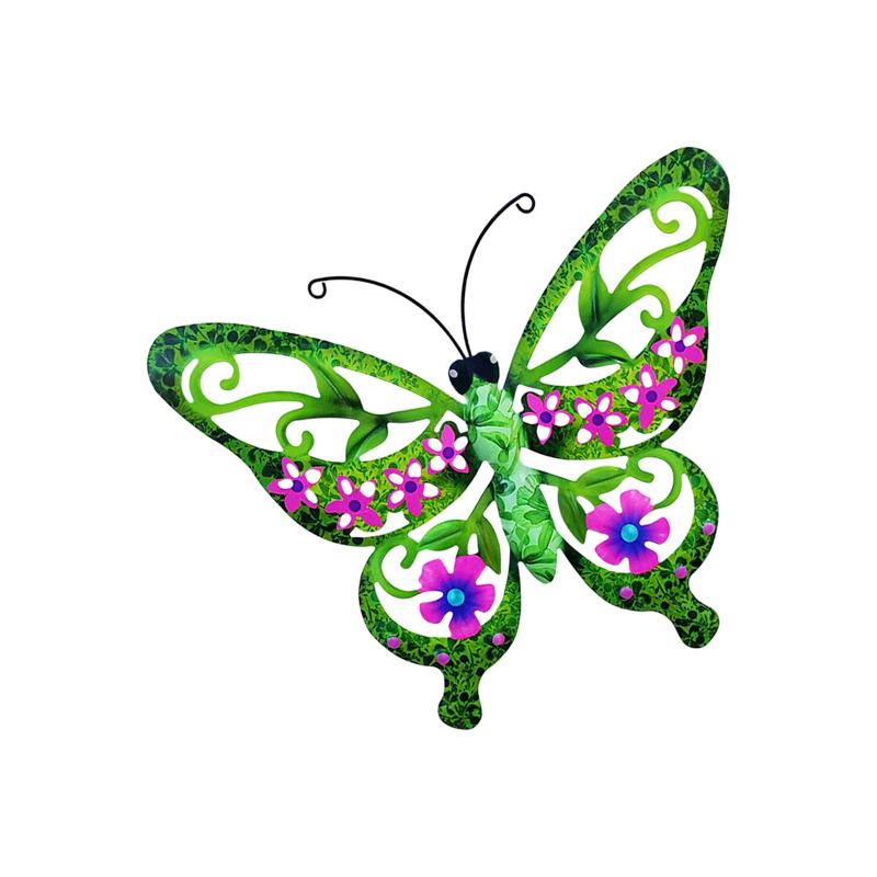 New Large Cutout Metal Butterfly Wall Art, Rust-Proof Outdoor Metal Sculpture For Garden Fence Patio Yard - Unique Gift