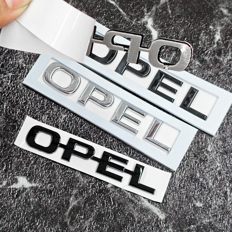 Adesivo Lettere ABS Bagagliaio Posteriore Auto Emblema Badge Logo Per Opel Corsa Astra Insignia Vectra Zafira Meriva Mokka Grandland
