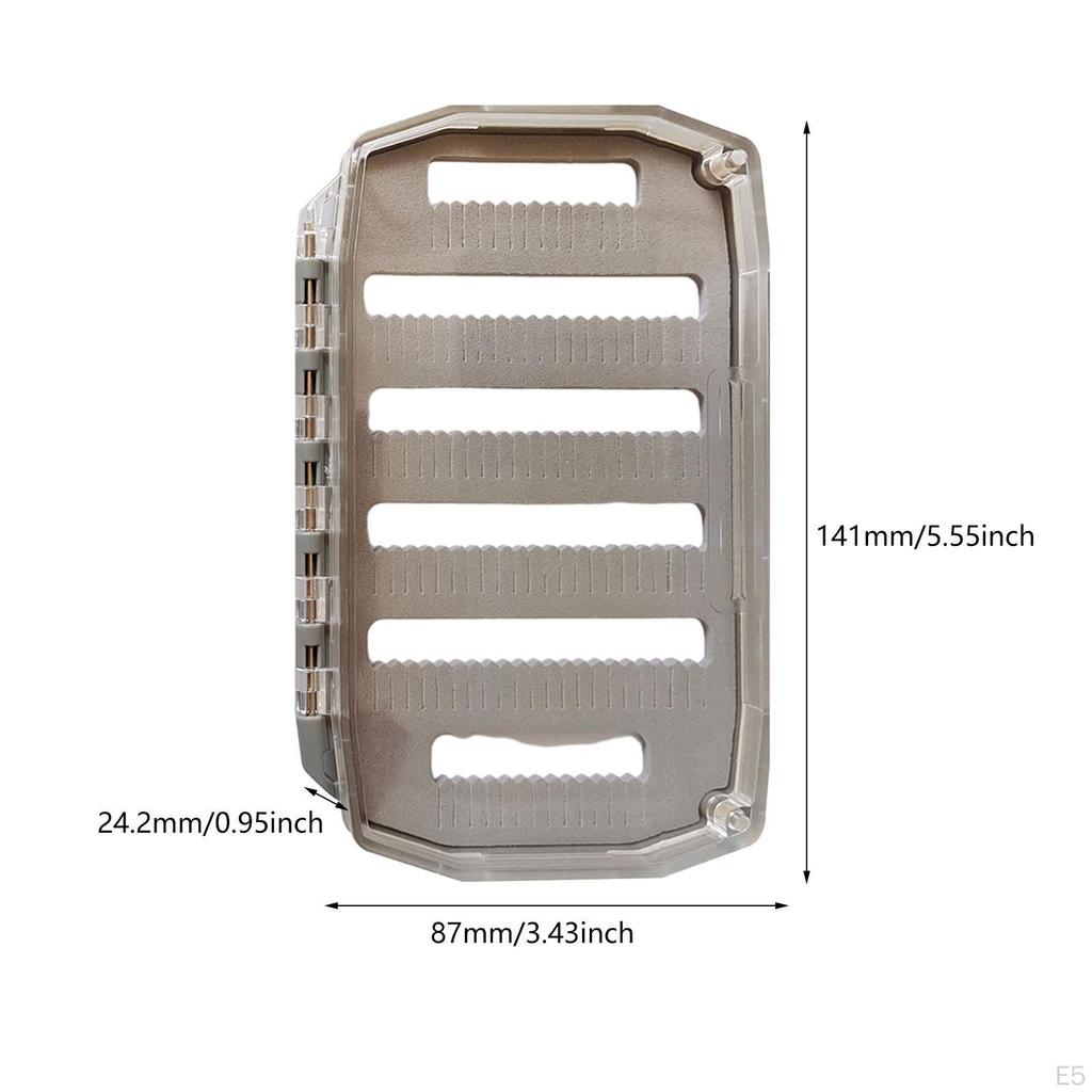 Fly Box Bait Storage Case Container Fishing Tackle for