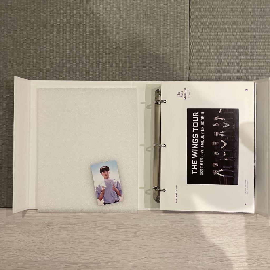 [USED] BTS 2017 MEMORIES DVD JIN with Trading Card
