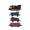 Pull-back Retro Steam Train Model Miniature Simulation Train Toy Pull Back Model Train  Kids Toy