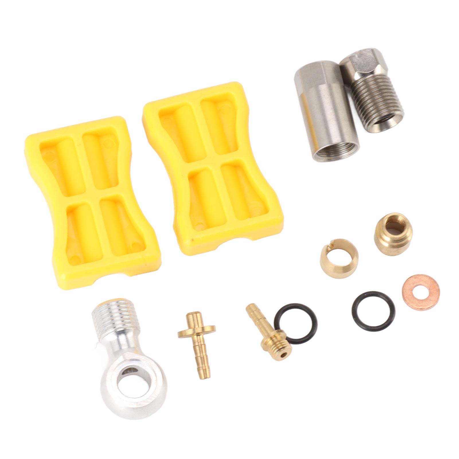 

Bike Brake Hose Connector Reusable Olive Connecting Insert Hydraulic Connector Set for Mountain Bicycle