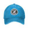 White CZ Guns Logo Denim Cap Casual Baseball Caps Adjustable Hat Summer Unisex Baseball Hats