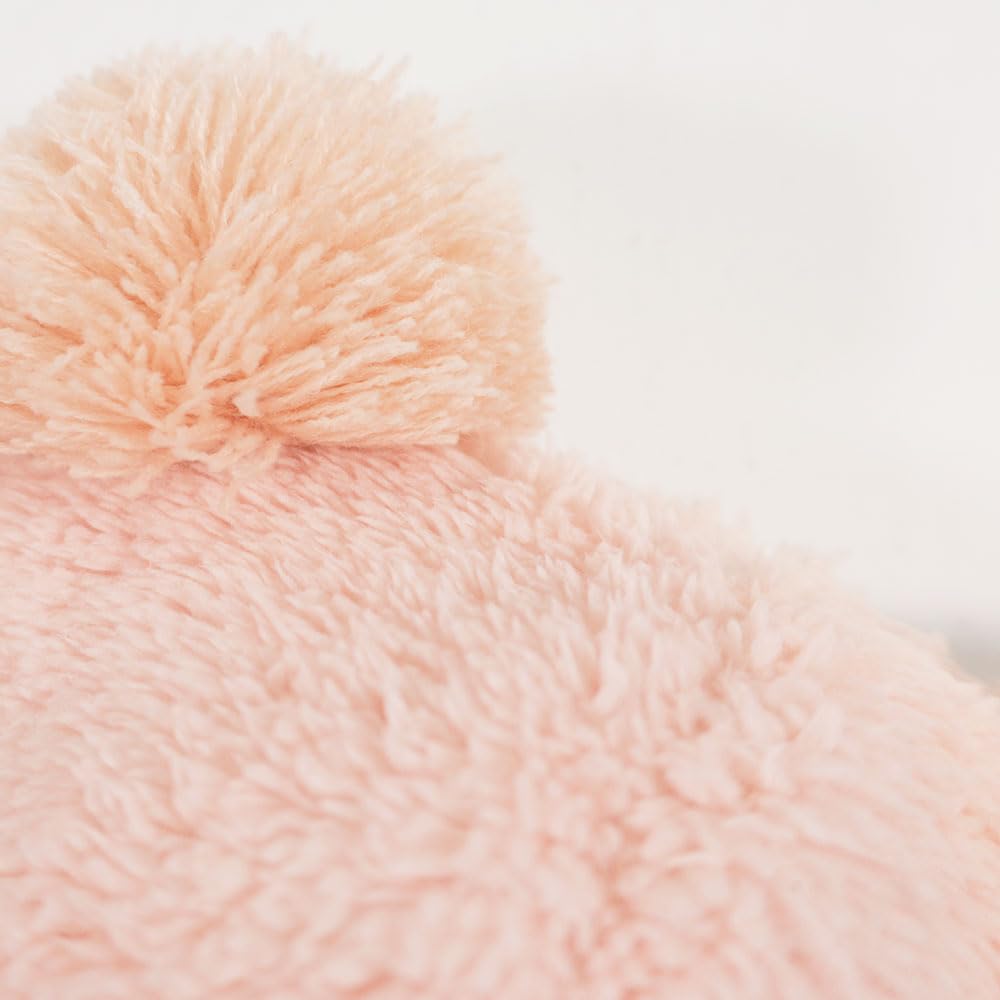 Champion Kids' Boa Winter Knit Cap, Scarf, Stole for Cold Weather, 450-0015 (JP, Sizes: 53.0 cm, 55.0 cm, Ivory)