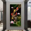 Beautiful Chinese Red Koi Carp Canvas Painting Perfect Home Decor To Bring Luck and Prosperity Prints Posters For Home Wall Art