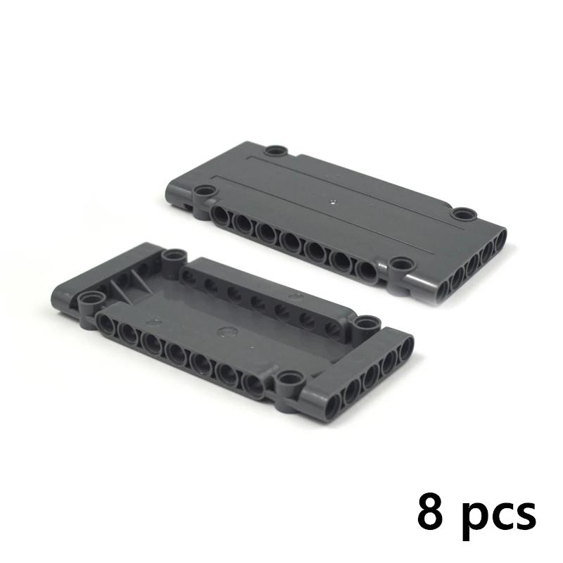 MOC Parts Brick Works With All brand Technical Parts 64782 15458 Flat Panel Plate 1x5x11 1X3X11 Mechanical Construction Bricks Car