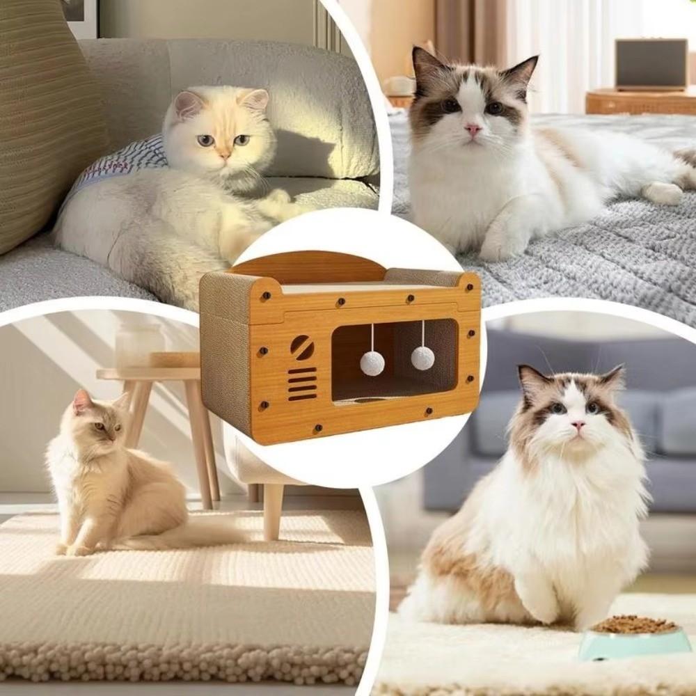 Sturdy Cat Scratching Board Wear-Resistant Scratching Post Vertical Crawler Pet Kitten