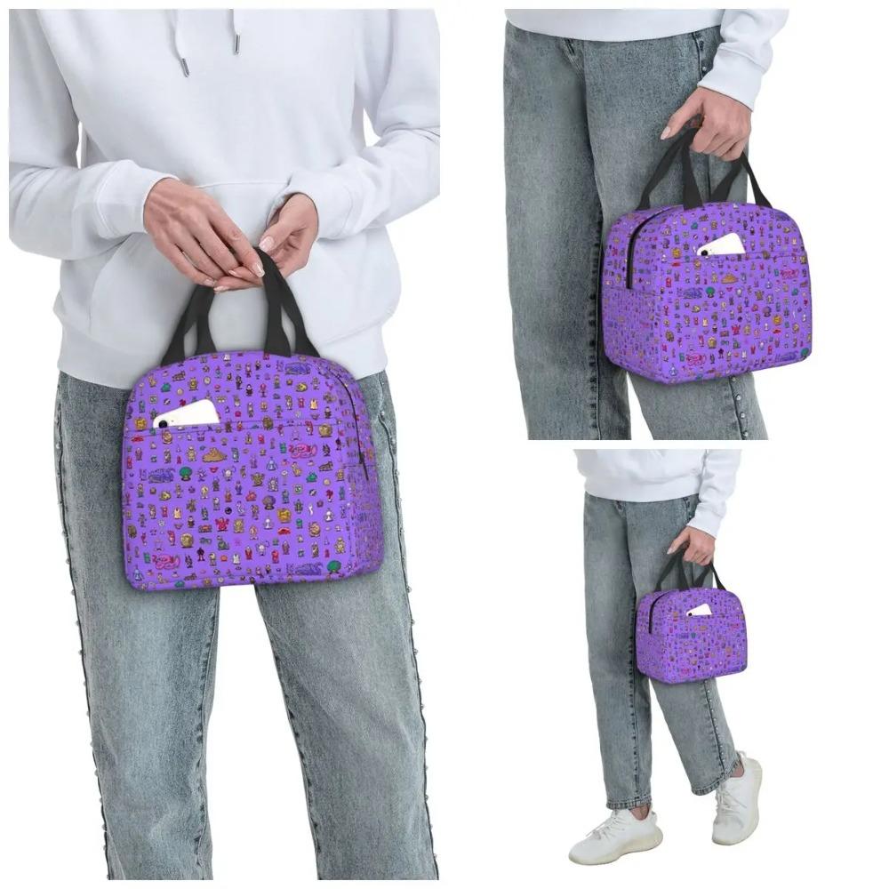 Earthbound Mega Sprite Sheet Insulated Lunch Bag for Kids School Cooler Thermal Food Box Tote Leakproof Lunch Boxes Container