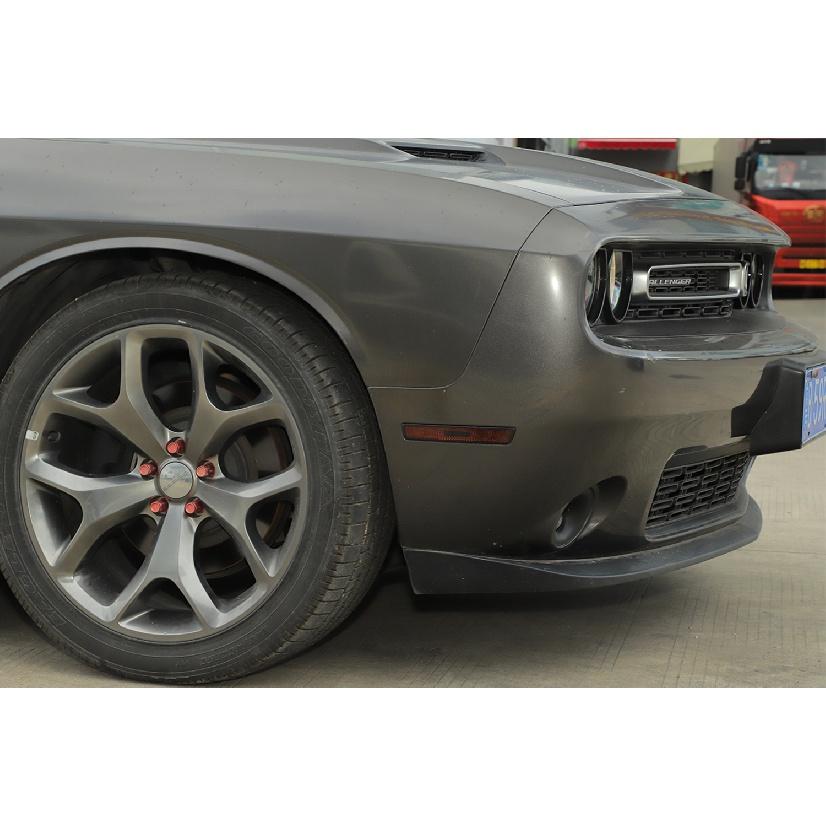 Car Front Rear Wheel Eyebrow Light Lamp Decoration Cover Stickers Frame for Dodge Challenger 2015-2022 Auto Exterior