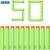 7.2cm 100pcs for Nerf Soft Bullets Darts Round Head Refill Sponge Darts Kids Children Toy Gun Bullets for NERF N-Strike Blasters