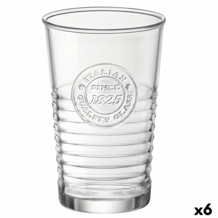 Verre - Bormioli Rocco - Officina - 325 ml - 6 Unités - Compatible lave-vaisselle