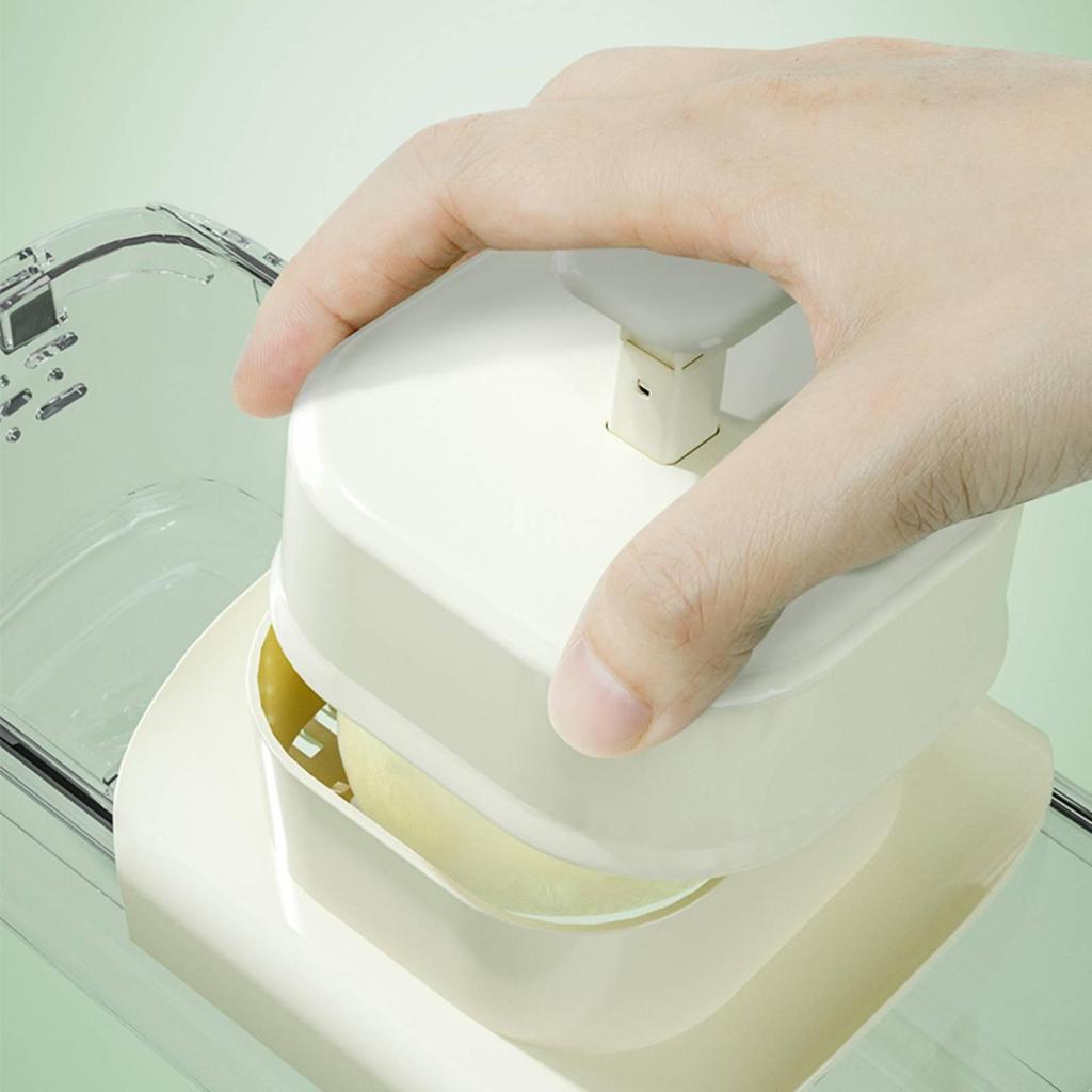 Vegetable Slicer with Container Multi Mandoline Interchangeable Slicing Inserts
