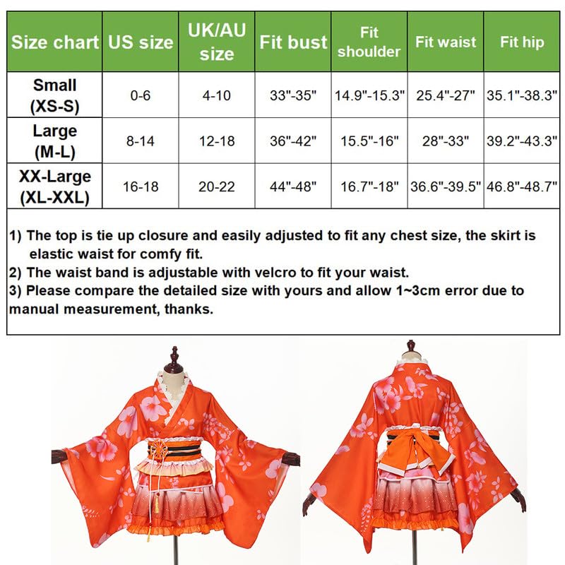 Japansk Mini Kimono Kurtisane Sommerfyrverkeri Japanske Klær Cosplay Kostyme [BLESSUME] Klær, Cosplay, Yukata, Topp, Kort, Søt, Haori, Kjole,