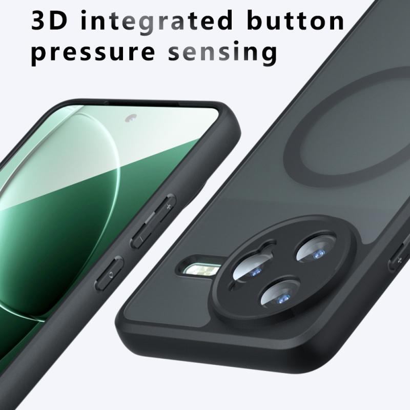 For Xiaomi Redmi K80 Poco F7 Pro Ultra Case Matte Magsafe Drop-proof Built-in Airbag Corner Non-yellowing Material Soft Cover