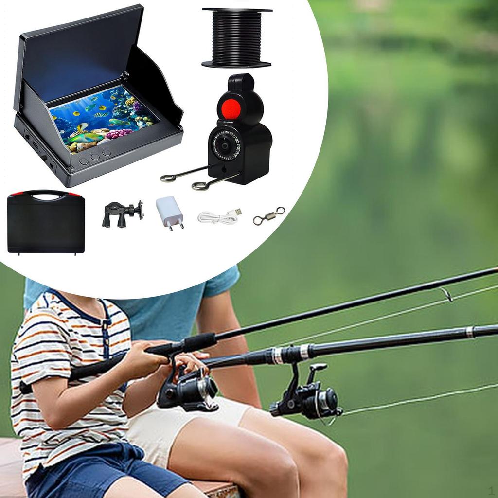 Fishing Finders Tackle Stable LCD Monitor for Water Sports Boat Lake 15M
