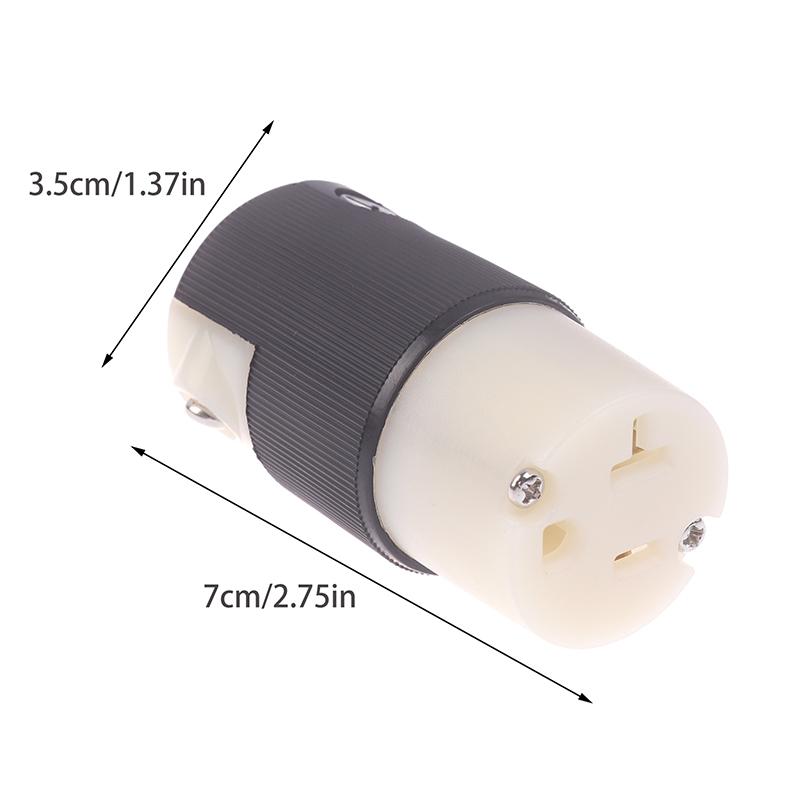Hifi Audio Us Plug Female Socket Hbl5266C Nema 5-15P/15R American Standard Copper Ac Power Supply Male Connector