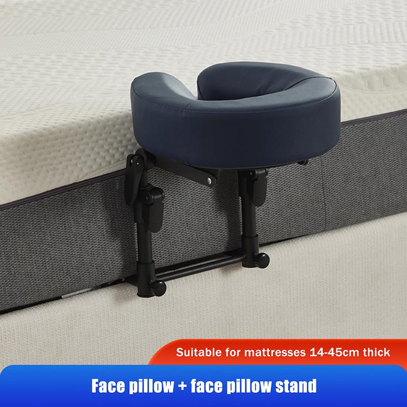 

Massage Head Rest Kit Face Down Pillow For Mattress Equipment Multifunction Head Cradle Support Adjust For Massage Bed Salon Spa Blue