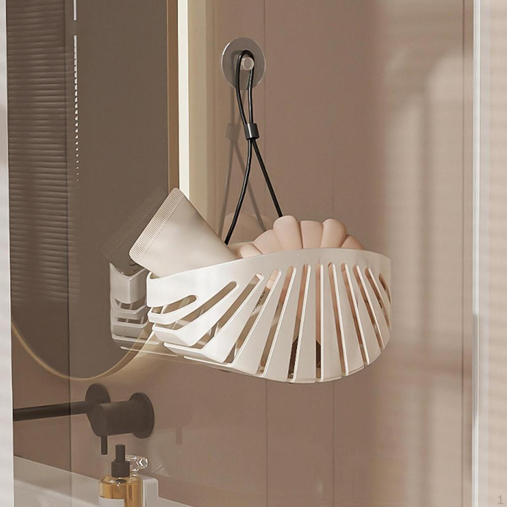 Sponge Holder for Kitchen Sink,Dishcloth Hanging Basket,Hanging,Soap Drainer Shelf Basket Home