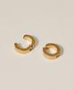 Novice Tokyo Hoop Earrings [Unisex] Hoop EarringStainless / Gold