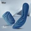 Solette ortopediche in memory foam 3D Nano per scarpe Deodorizzazione antibatterica Inserto per assorbimento del sudore Scarpe sportive Cuscinetti da corsa