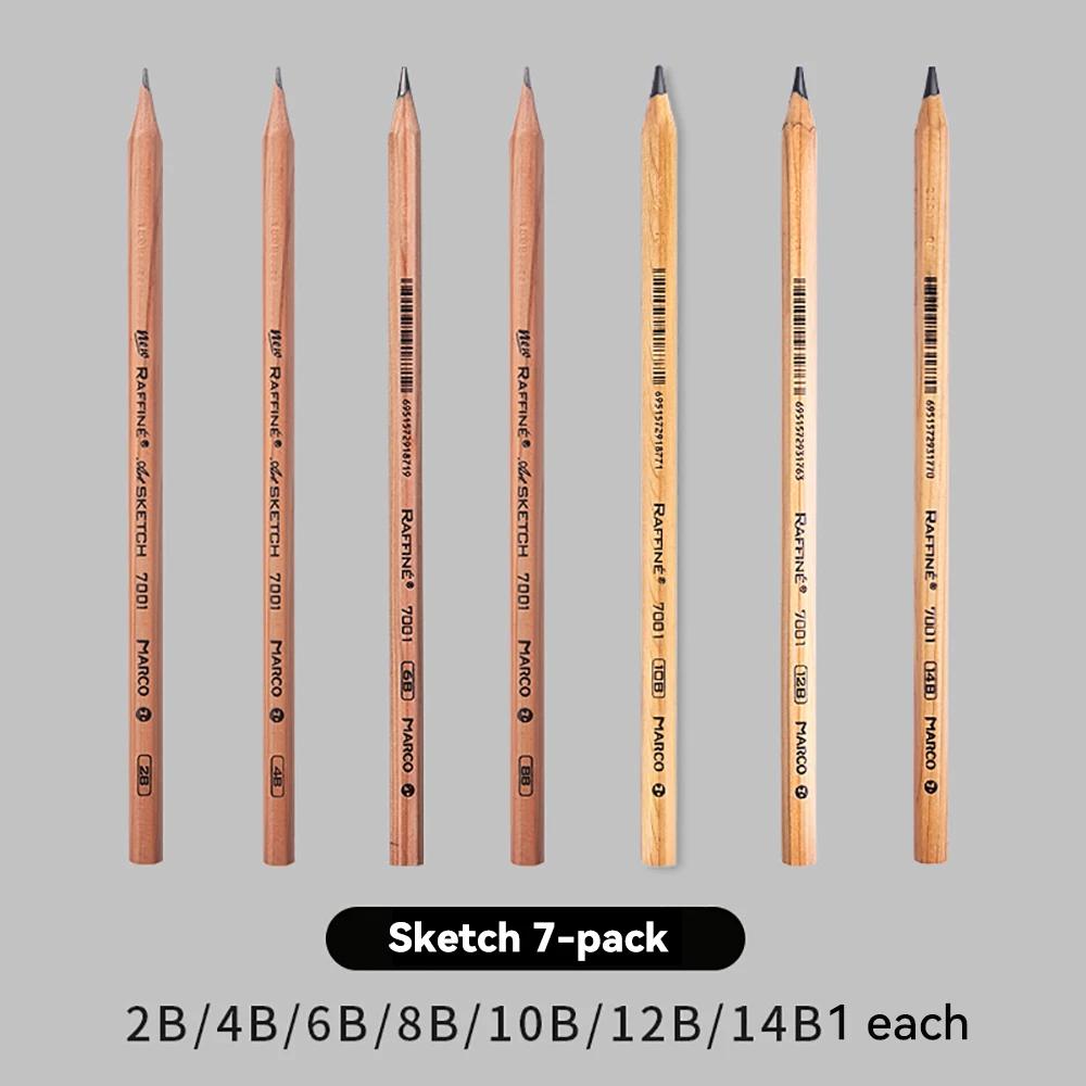

Professional Sketch Pencil Set HB 2H B 2B-14B Graphite Art Hand-Painted Shading Pencils Painting Art School Stationery Supplies