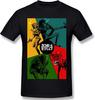 Men's Fashion Shirt Cow-Boy Be-Bop Short Sleeve T Shirt