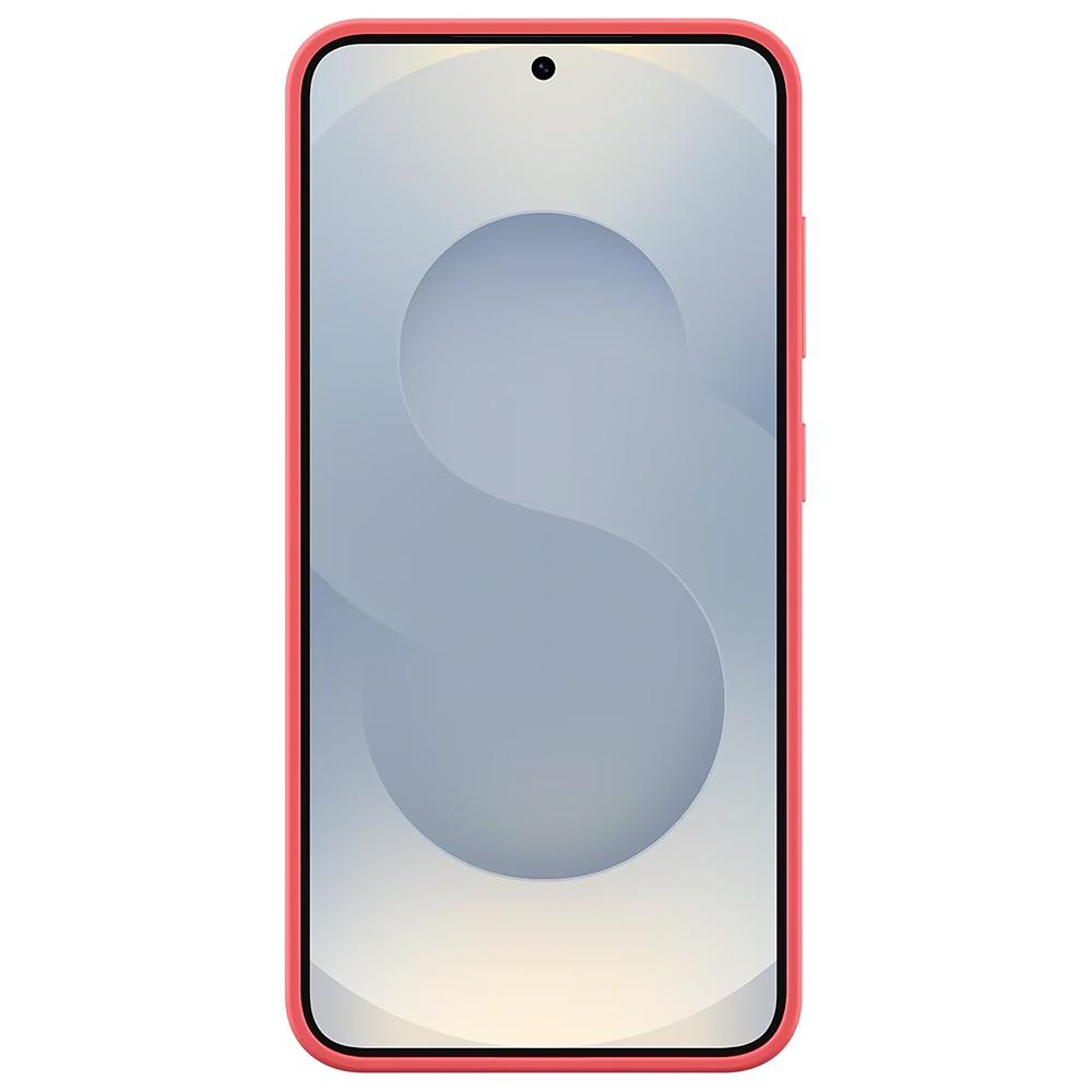 Etui Samsung Silicone Do Galaxy S25+     Czerwony