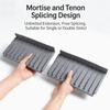 Silicone Sink Splash Guard Mat Slope Design Quick Drain Kitchen Sink Holder Spliceable Non-slip Drainage Drying Pad
