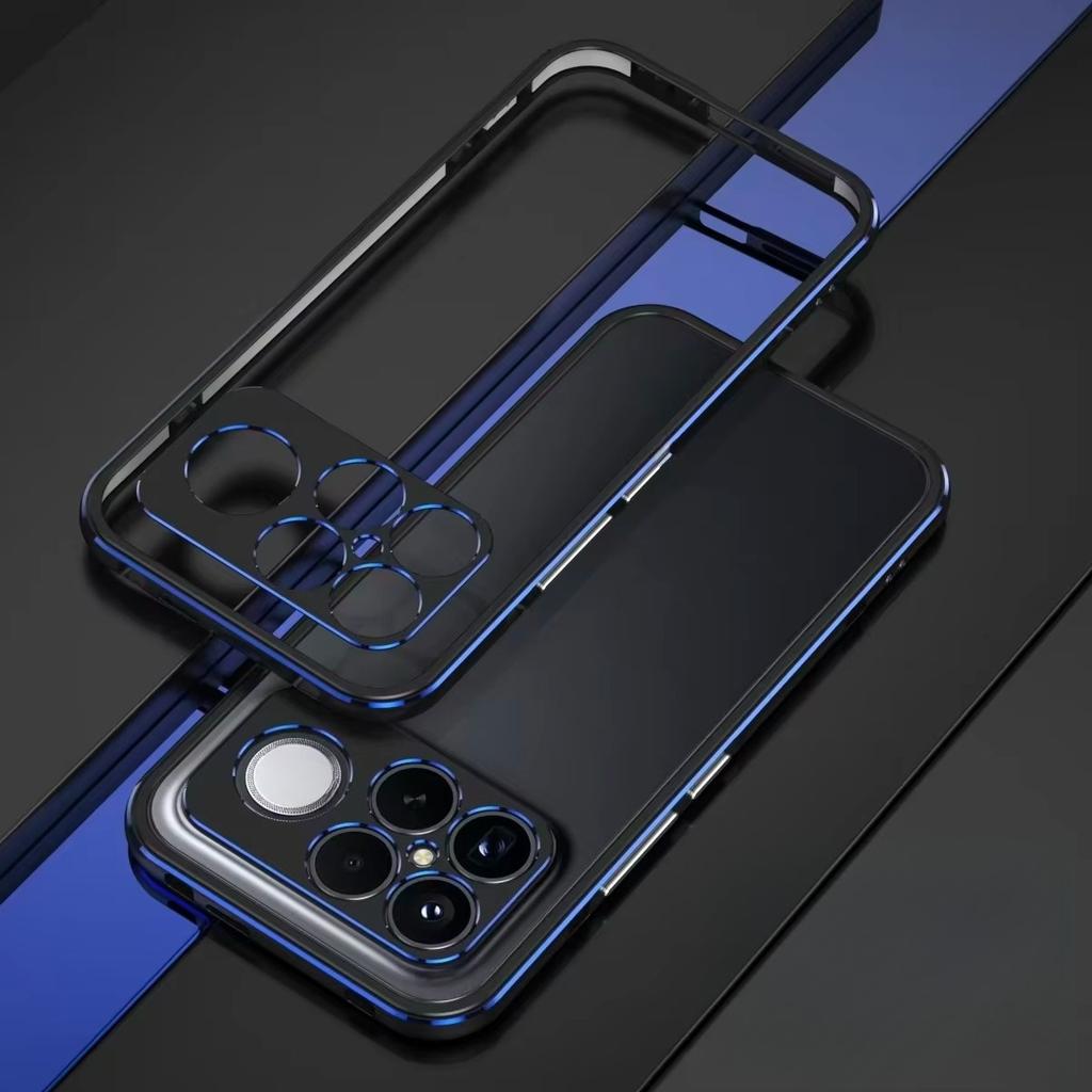 Hoesje voor POCO F9 F8 Ultra Pro Lichtgewicht Aluminiumlegering Frame Warmteafvoer Valbescherming Cover Schokbestendige Bumper Funda
