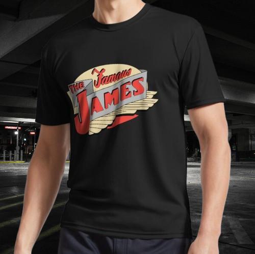 

The Famous James Motorcycle Classi Logo Active T-Shirt Funny Size S to 5XL 4XL
