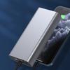 DIY Batery Charging Case Enclosure for 1260110 Polymer Battery PD 22.5W Digital Display Type-C USB1/2 Micro-USB Ports