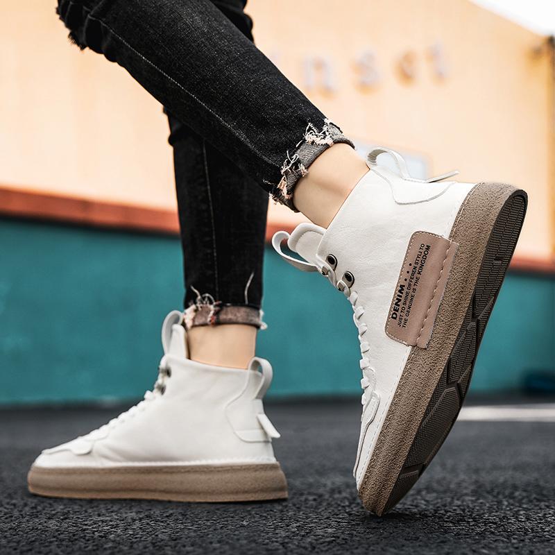New Fashion Casual Sneakers Antiskid Male Basic Boots Youth Teenage Skate Footwear Comfy Ankle Boots Outdoor Men's Desert Boots