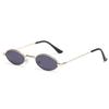 Fashion Retro Oval Metal Children's Sunglasses Hip-hop Sun Protection Eyewear