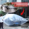Grande housse de voiture imperméable en polyéthylène - Épaisse, résistante à l'humidité et à la poussière, protection complète