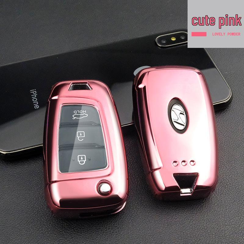 

Hyundai Key Shell for 20 Models: New Elantra, ix35, Verna, Reina Remote Key Cover PE bag packaging, without keychain