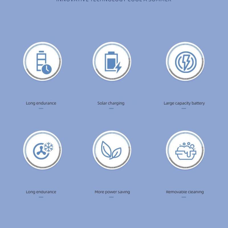 16 İnç Büyük Rüzgar Enerjili Elektrikli Fan Akıllı Dokunmatik Kontrollü Yer Fanı Kablosuz Taşınabilir Güneş Enerjili Şarjlı Fan